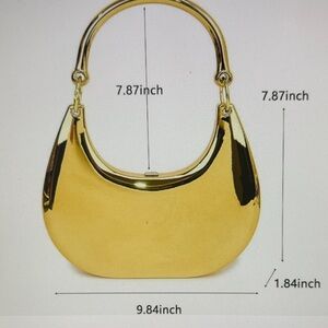 Acrylic Evening Clutch top handle new